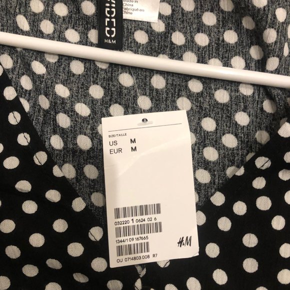 H&M Divided Polka Dot Dress, Never Word - Picture 2 of 3